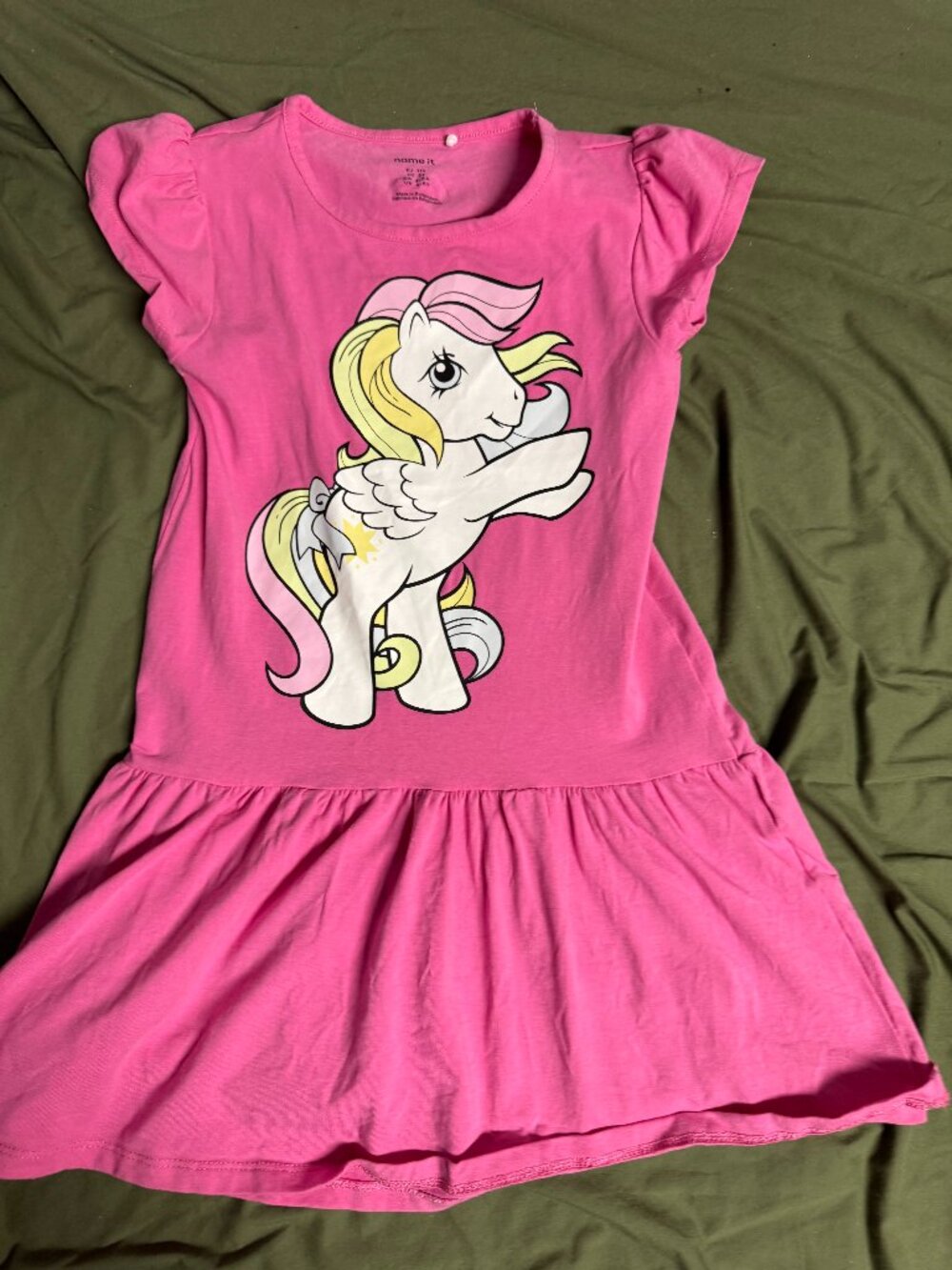Name it Kids Retro My Little Pony pink dress size 5T